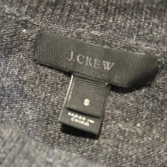 J. Crew Charcoal preppy Sweater with Dog Design - Picture 4 of 8